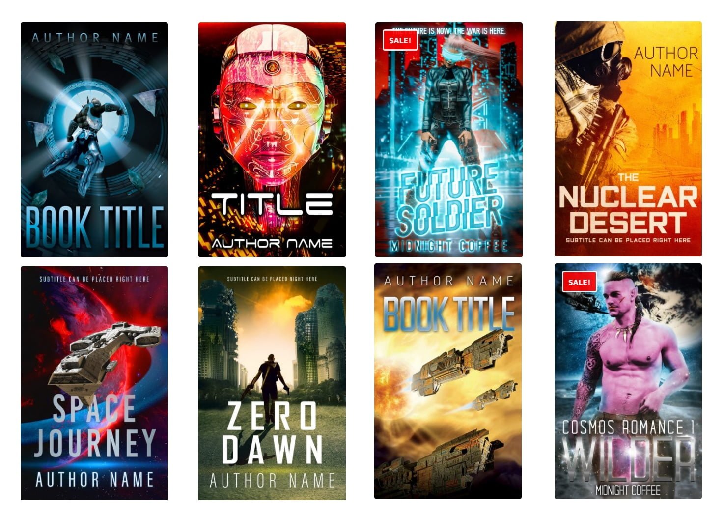 Where to find low-cost, pre-made covers for spec fic books - MetaStellar