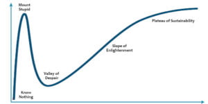 The Gartner Hype Cycle, the Dunning-Krueger Effect and the S-Curve, AI ...